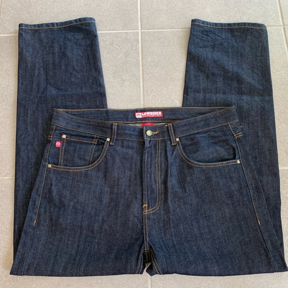 Lowrider The Boulevard Classic Denim‎ Straight Leg Dark Wash 40x32